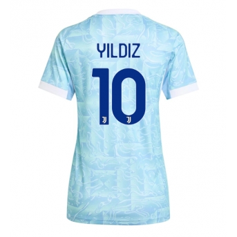 Juventus Kenan Yildiz #10 Maglia Gara Trasferta Repliche 2025-26 Donna Maniche Corte